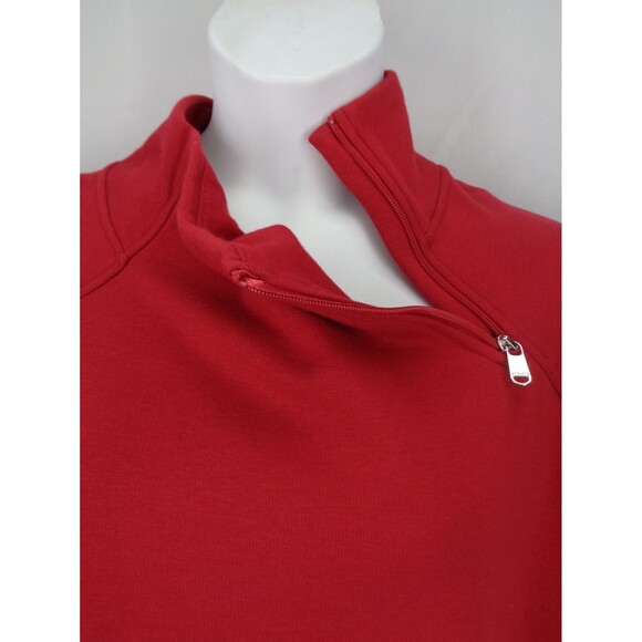 Athleta Red Cozy Karma Sweatshirt Dress Plus Size 2X New - Picture 7 of 15